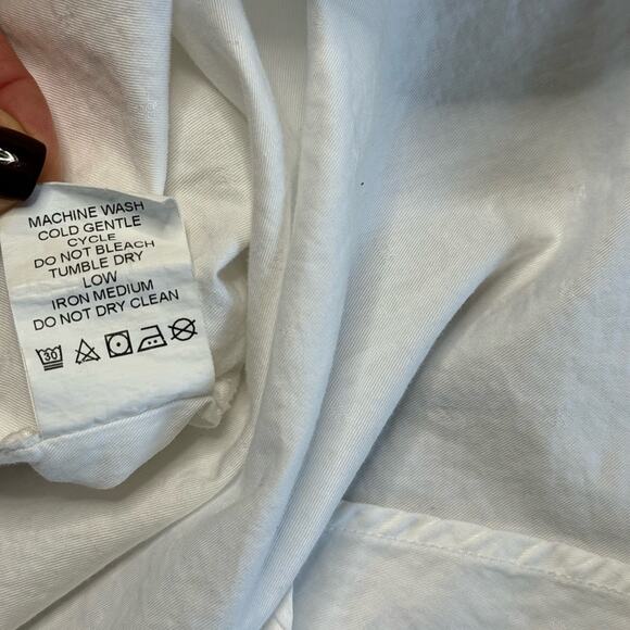 GR GEORG ROTH White Long Sleeve Collared Button Front Dress Shirt Men’s - Picture 6 of 8